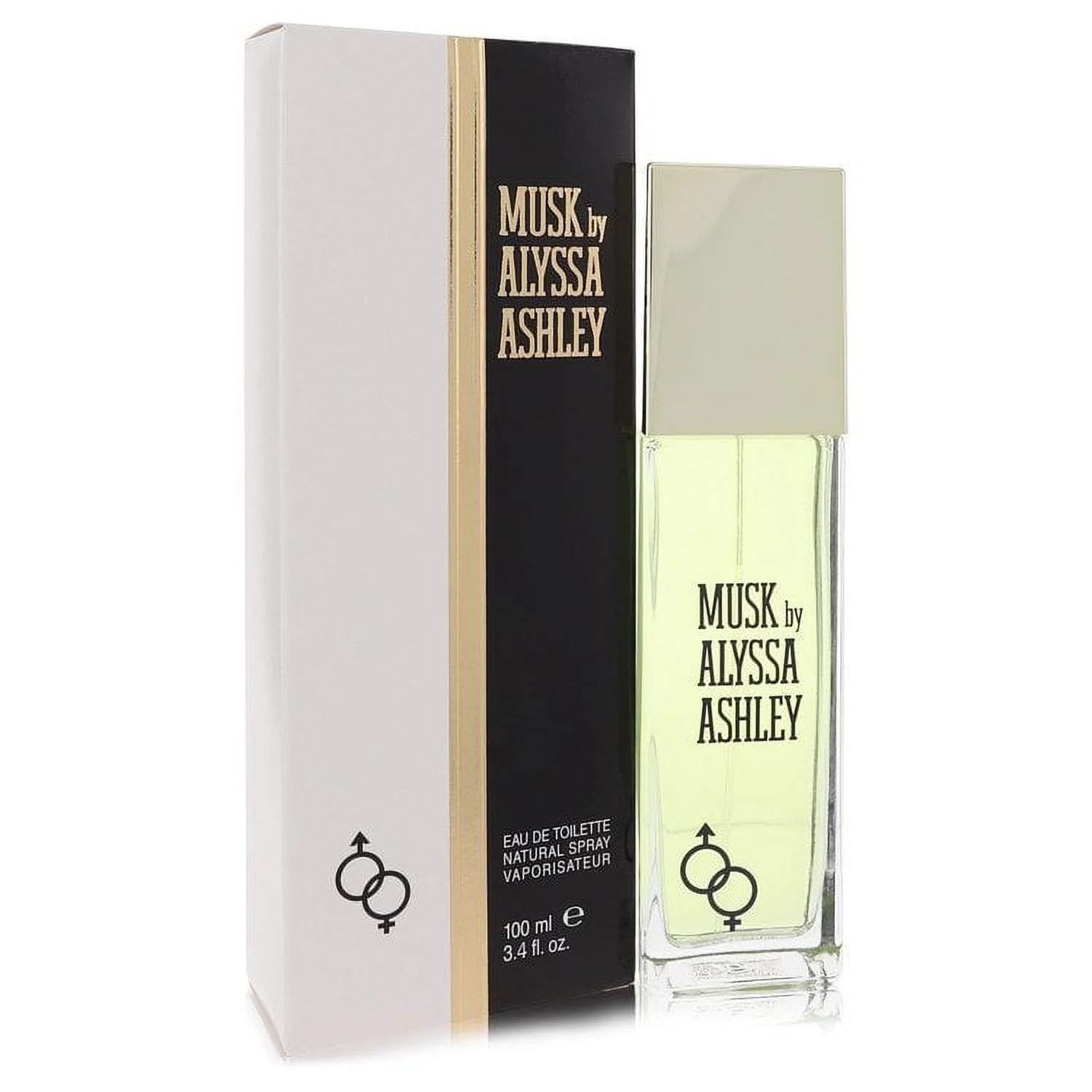 Alyssa Ashley Musk by Houbigant Eau De Toilette Spray 3.4 oz for Women Pack of 2