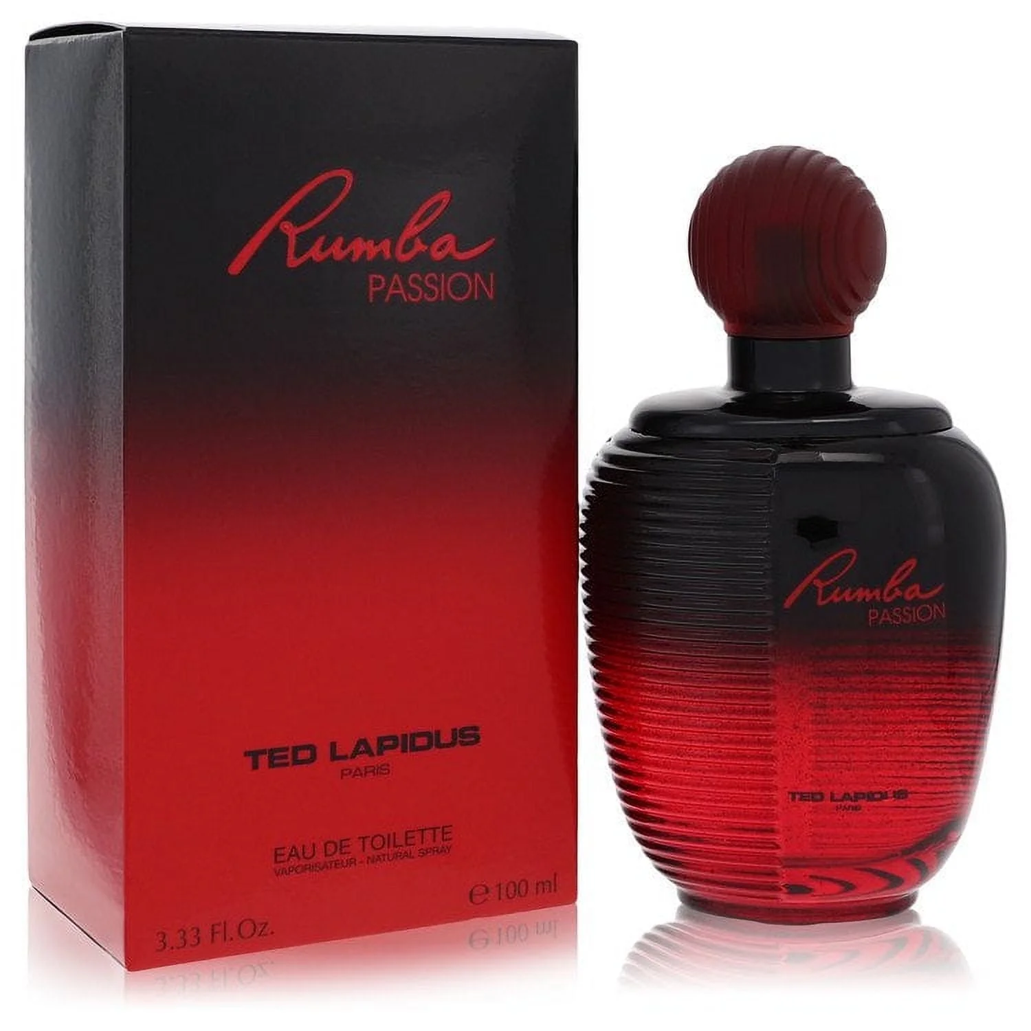 Rumba Passion by Ted Lapidus Eau De Toilette Spray 3.33 oz for Women Pack of 4
