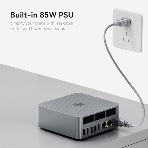 Beelink Mini PC SER5 with AMD Ryzen 5 5500U Mini Computer(6C/12T, up to 4.0GHz), 32GB DDR4 500GB NVMe SSD, Desktop PC 4K HD Dual Display HDMI/DP1.4/WiFi 6/Bluetooth 5.2/2.5Gbps Ethernet