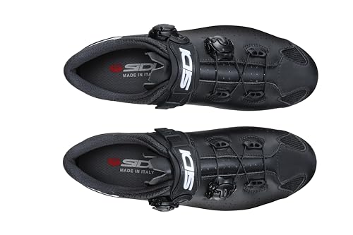 Sidi | Cycling Shoes, Professional Men's Road Bike Shoes Genius 10, Carbon Sole, Innovative Soft Instep Closure System, Integrated Heel, Stiffness Sole 6