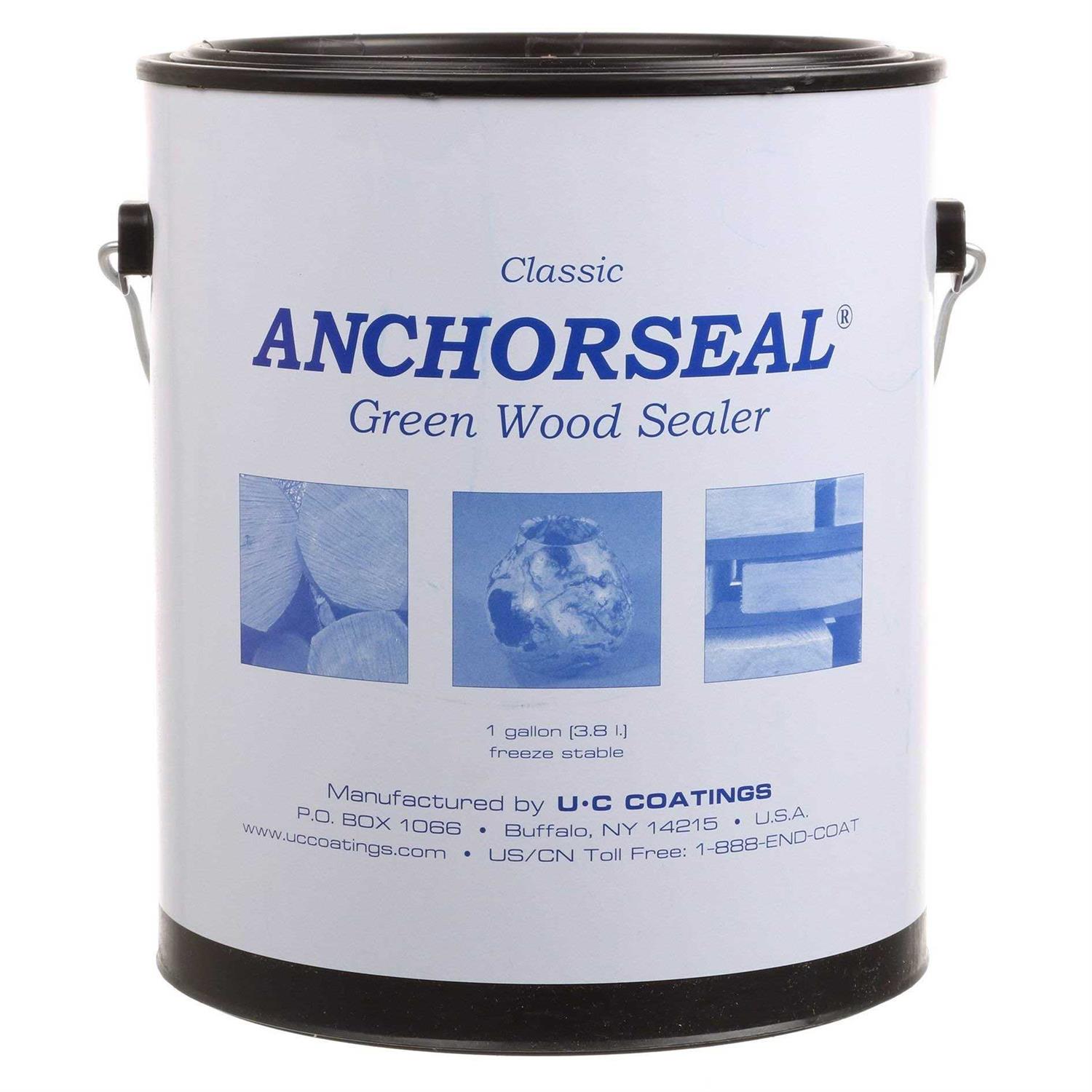 Anchorseal Classic Log & Lumber End Sealer Water Based Wax Emulsion Prevents up to 90% of End Checking on Cut Ends of Hardwood & Softwood - Shop Hardware Tools Online Store