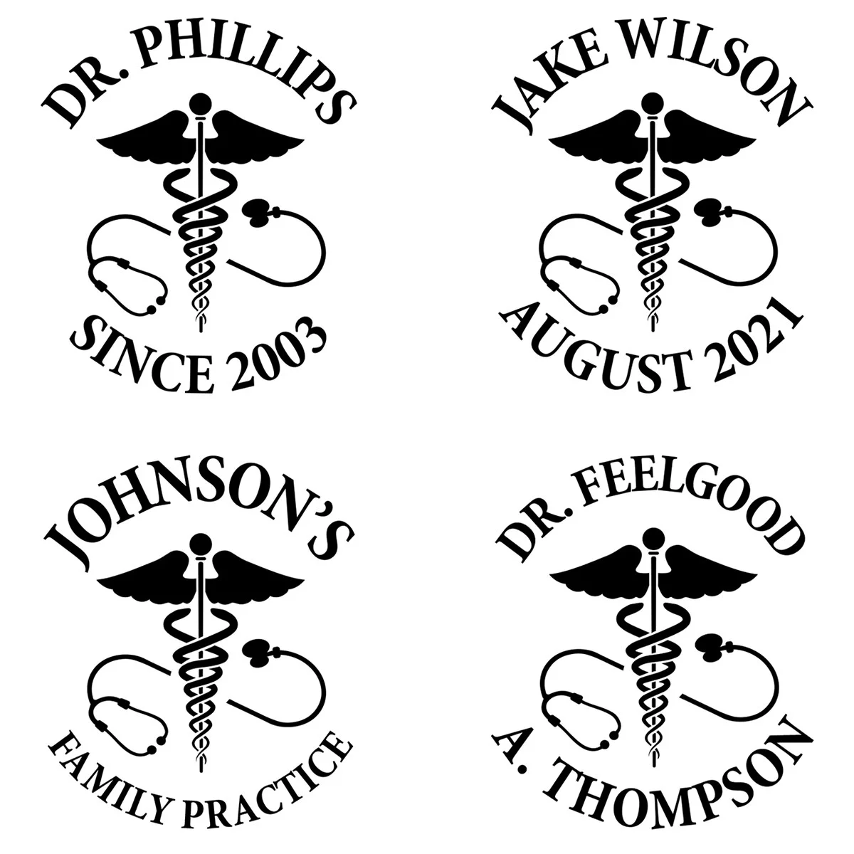 Caduceus Custom Carson Whiskey Decanter and Rocks Glasses Box Set