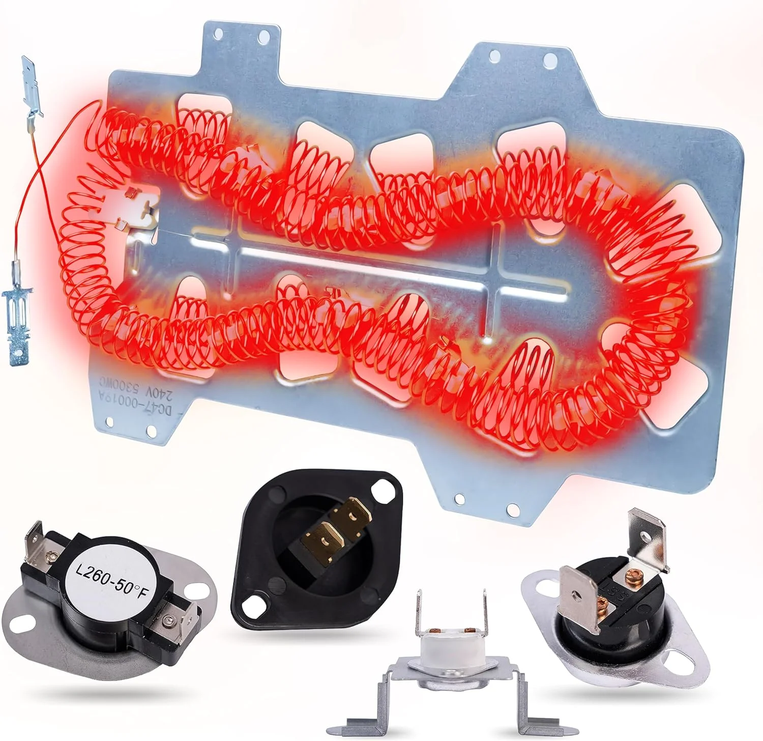 DV48H7400EW A2 DV48H7400EP A2 DV448AEP XAA Replaces For Samsung Dryer Heating Element & Fuses