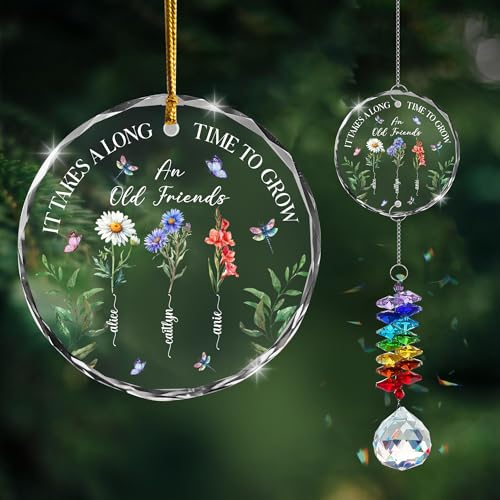 Personalized Christmas 2025 New Home Ornament – 2 Layer Wooden Family of 2/3/4/5/6/7/8/9 Members, House Decoration with Custom Names and Year – Family Holiday Keepsake