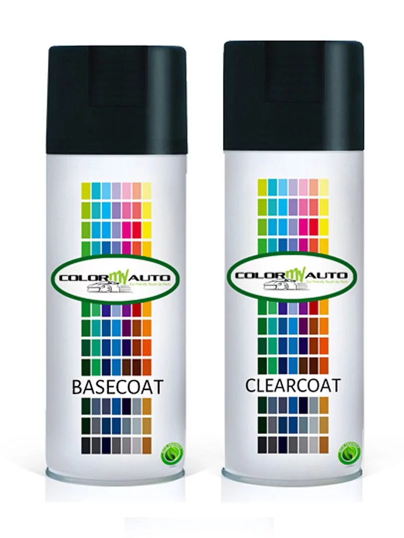 for Chrysler Aspen 2007-10 Mineral Gray Metallic AY111CDM Base Coat & Clear Coat Aerosol