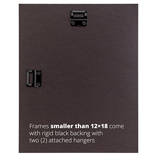 Craig Frames Renaissance, Obsidian Black Picture Frame, 8.5 by 11-Inch