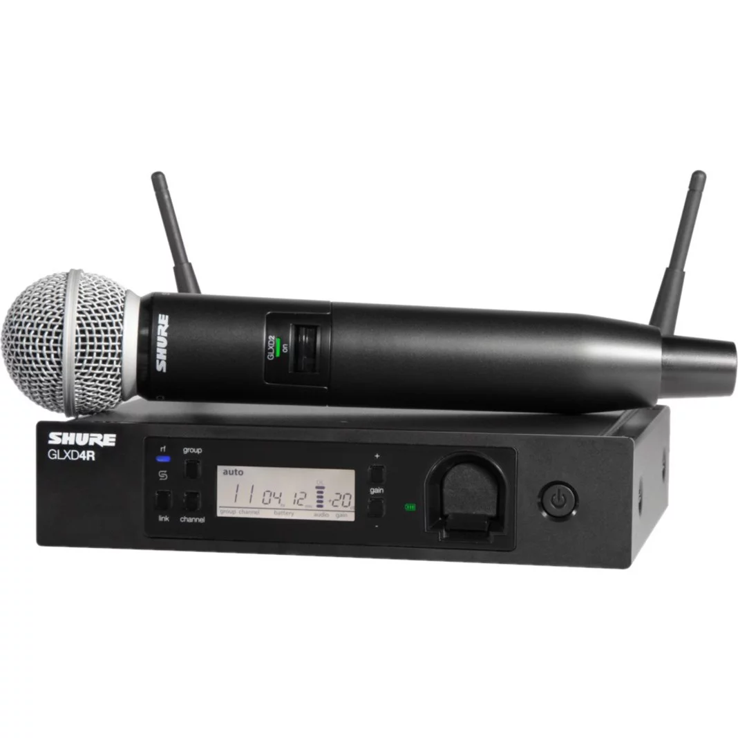 Shure GLX-D Advanced Digital Wireless Vocal System with SM58 Vocal Microphone