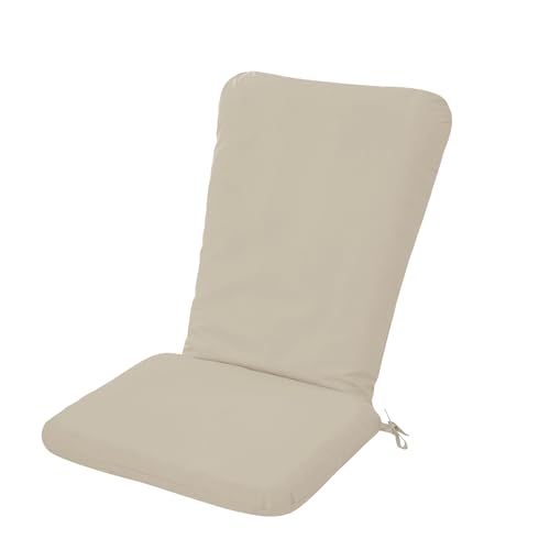 Adirondack Chair Cushion Set of 2-18''x18'' Seat & 18''x27'' Back, Outdoor Rocking Chair Cushions with Waterproof, Fade-Resistant, Removable & Machine-Washable Covers, Burgundy