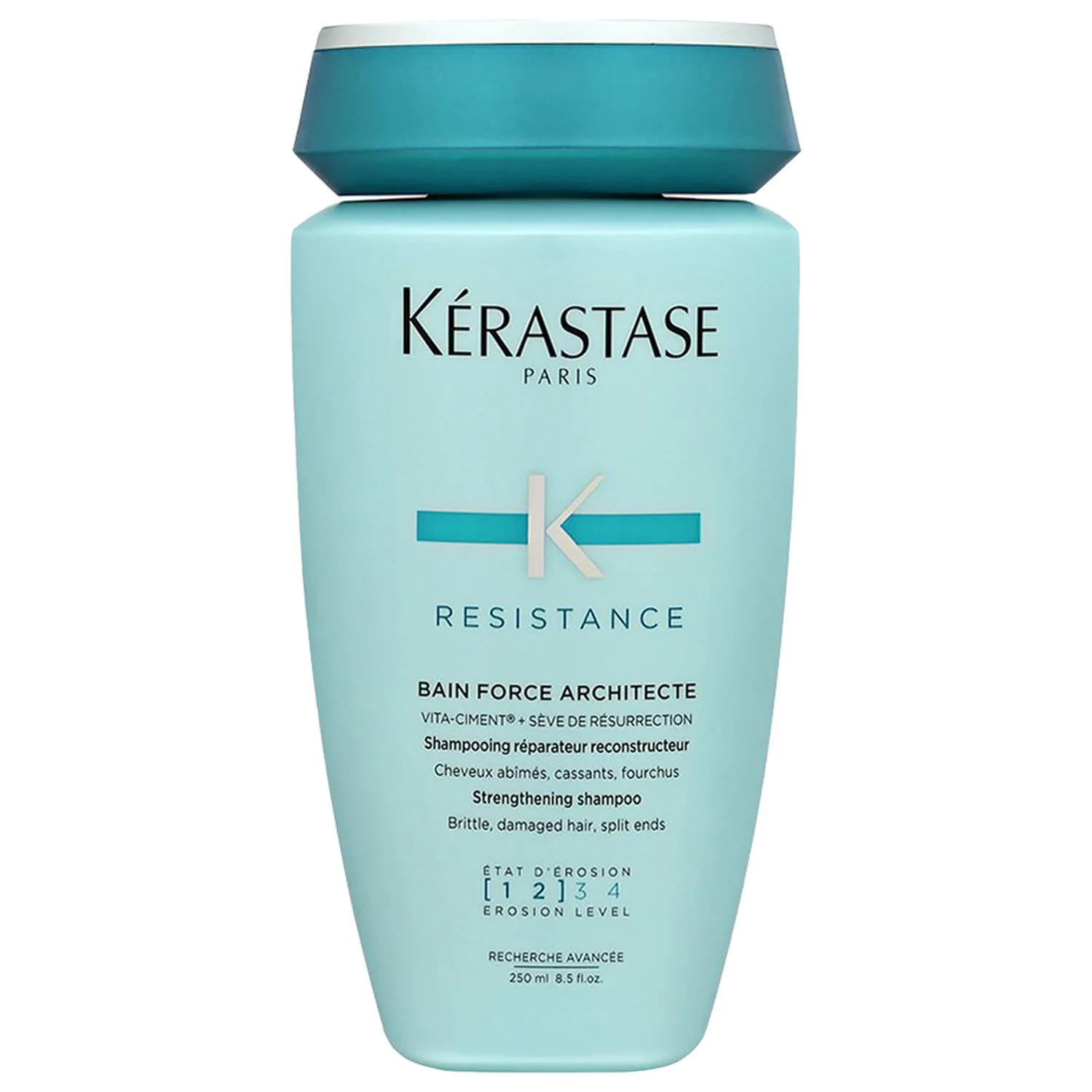 Kerastase Resistance Bain Force Architecte Strengthening Shampoo for Damaged Hair 8.50 oz