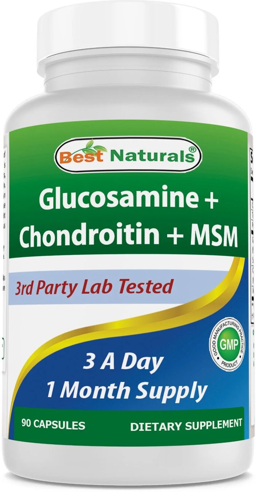 Best Naturals Glucosamine Chondroitin MSM 90 Capsules