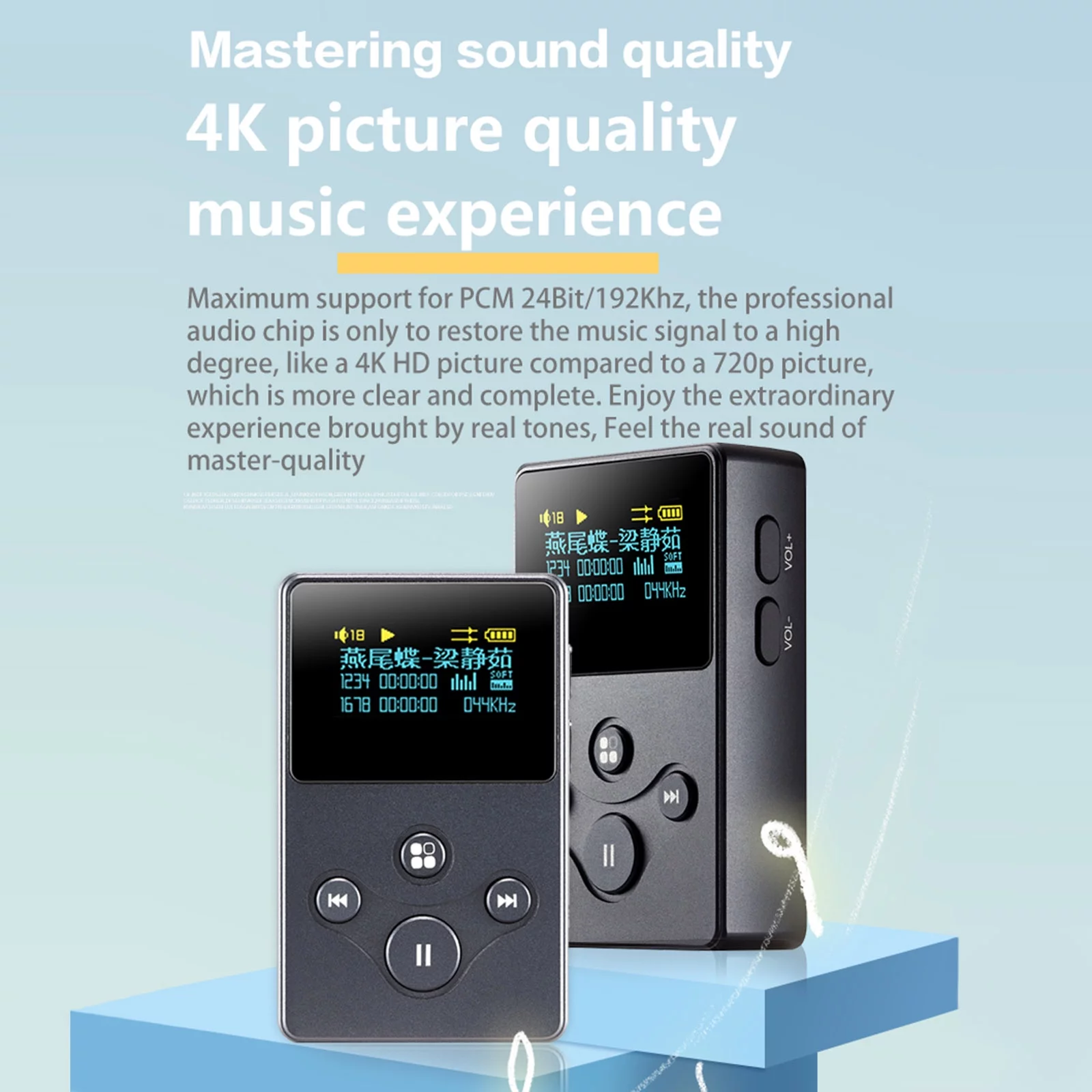 xDuoo X2S HiFi  Player High Fidelity Lossless Audio Player DSD FLAC APE WMA WAV AAC MP3 Player TF Card Reading Up to 128GB
