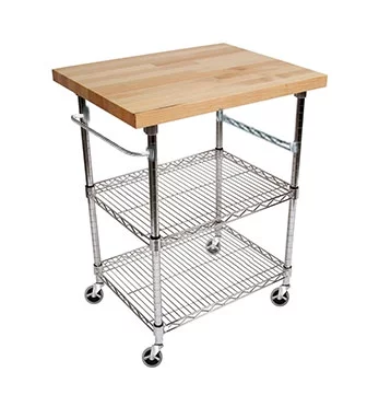 3 Tier Gourmet Cart with 20