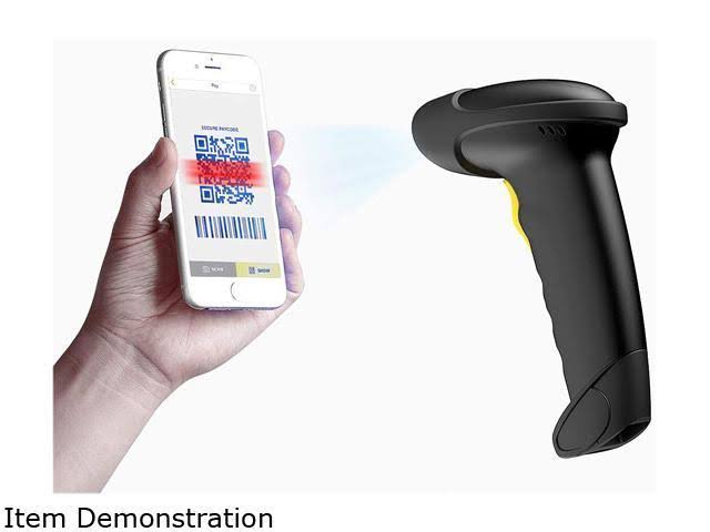 Inateck 2D Wireless Bluetooth Barcode Scanner, Read Barcodes on Displays, Black BCST-50