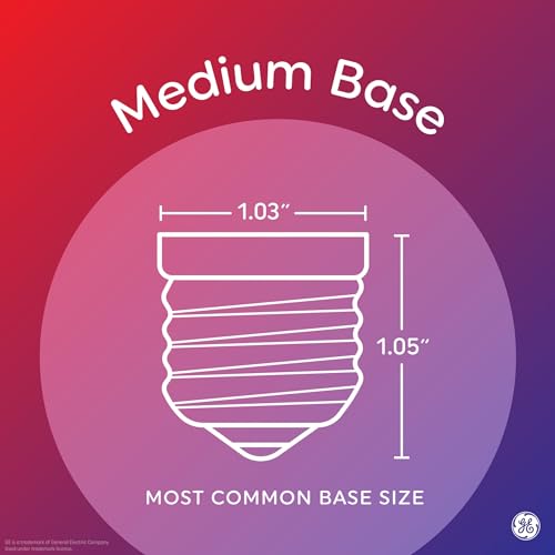 GE Basic LED Light Bulbs, 100 Watt, Soft White, A19, Medium Base (2 Pack)