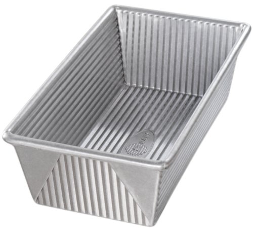 USA Pan Nonstick Standard Bread Loaf Pan, 1 Pound, Aluminized Steel