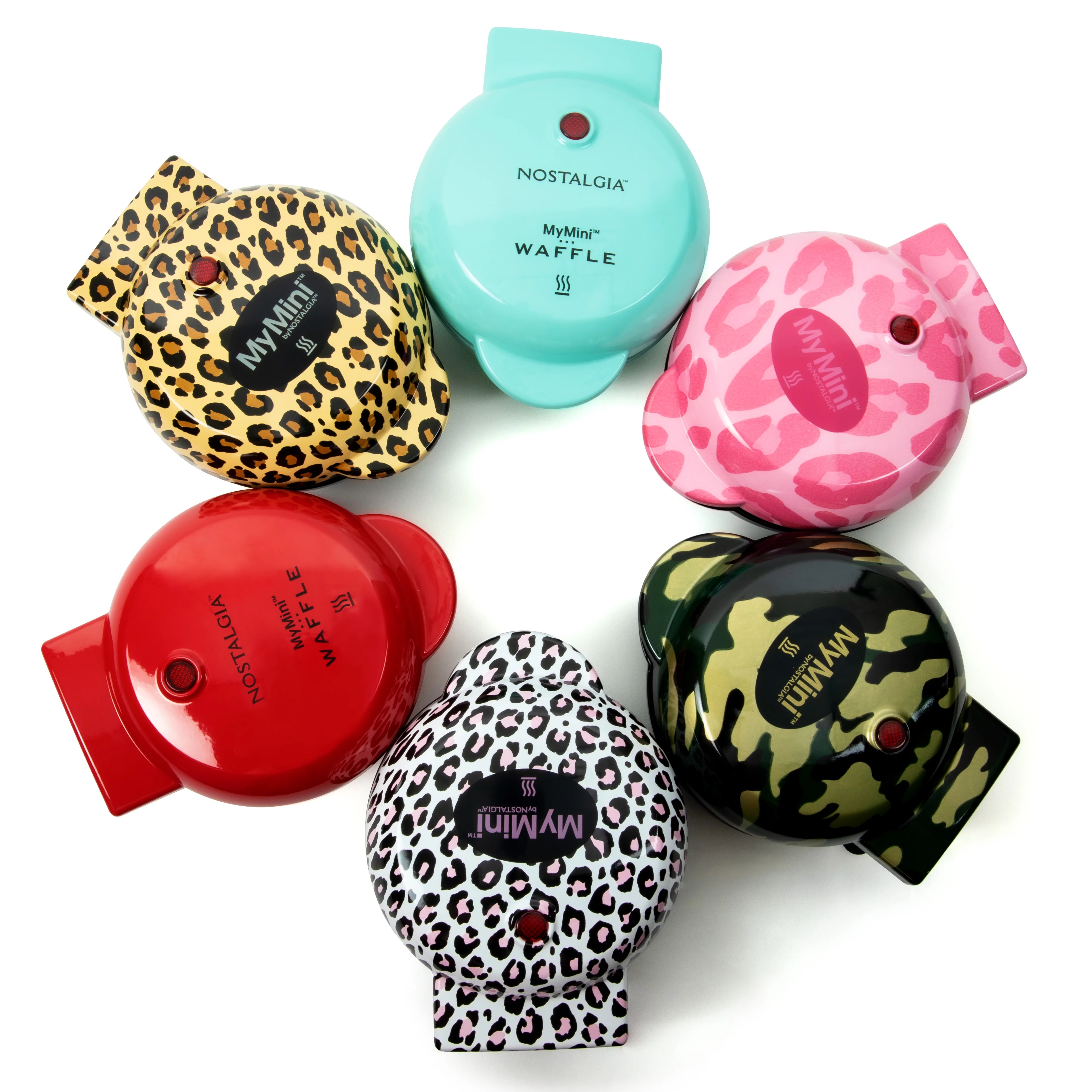 MyMini Camouflage Personal Home Waffle Maker, Camo