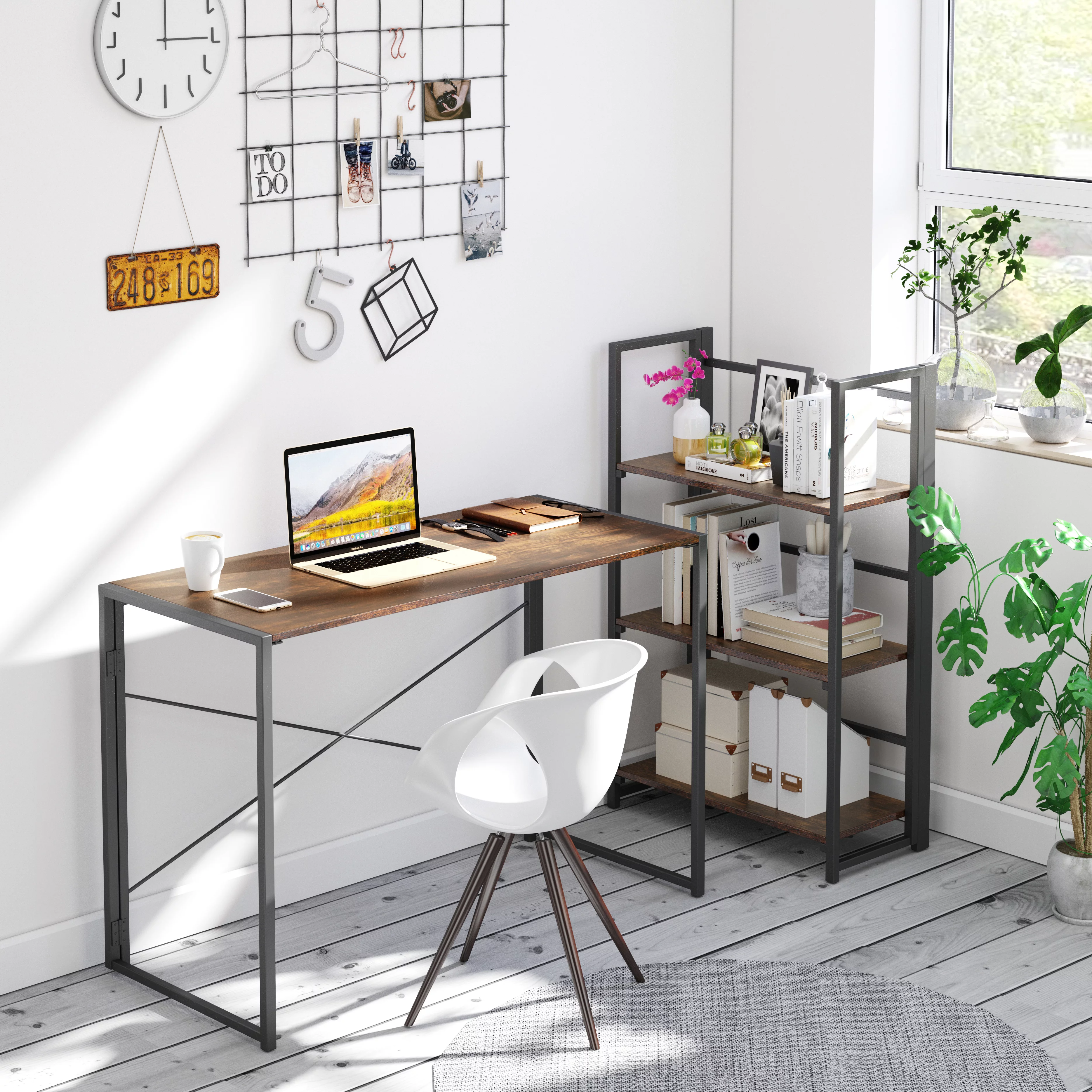 Retro Folding Desk - Elevate Your Space