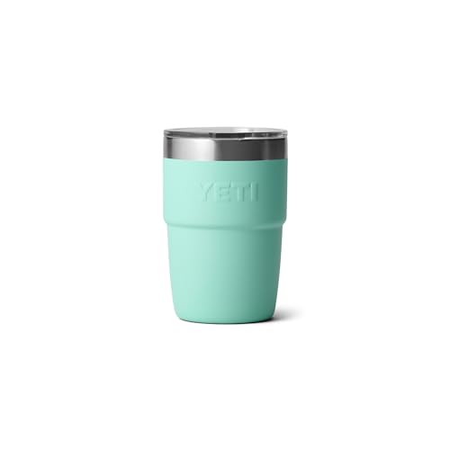 YETI Rambler 8 oz Stackable Cup, Stainless Steel, Vacuum Insulated Espresso Cup with MagSlider Lid