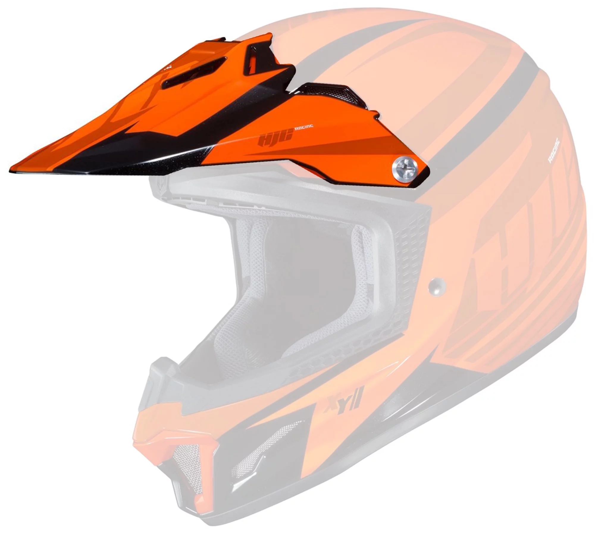 HJC CL-XY 2 Bator Youth Helmet Visor/Peak Orange