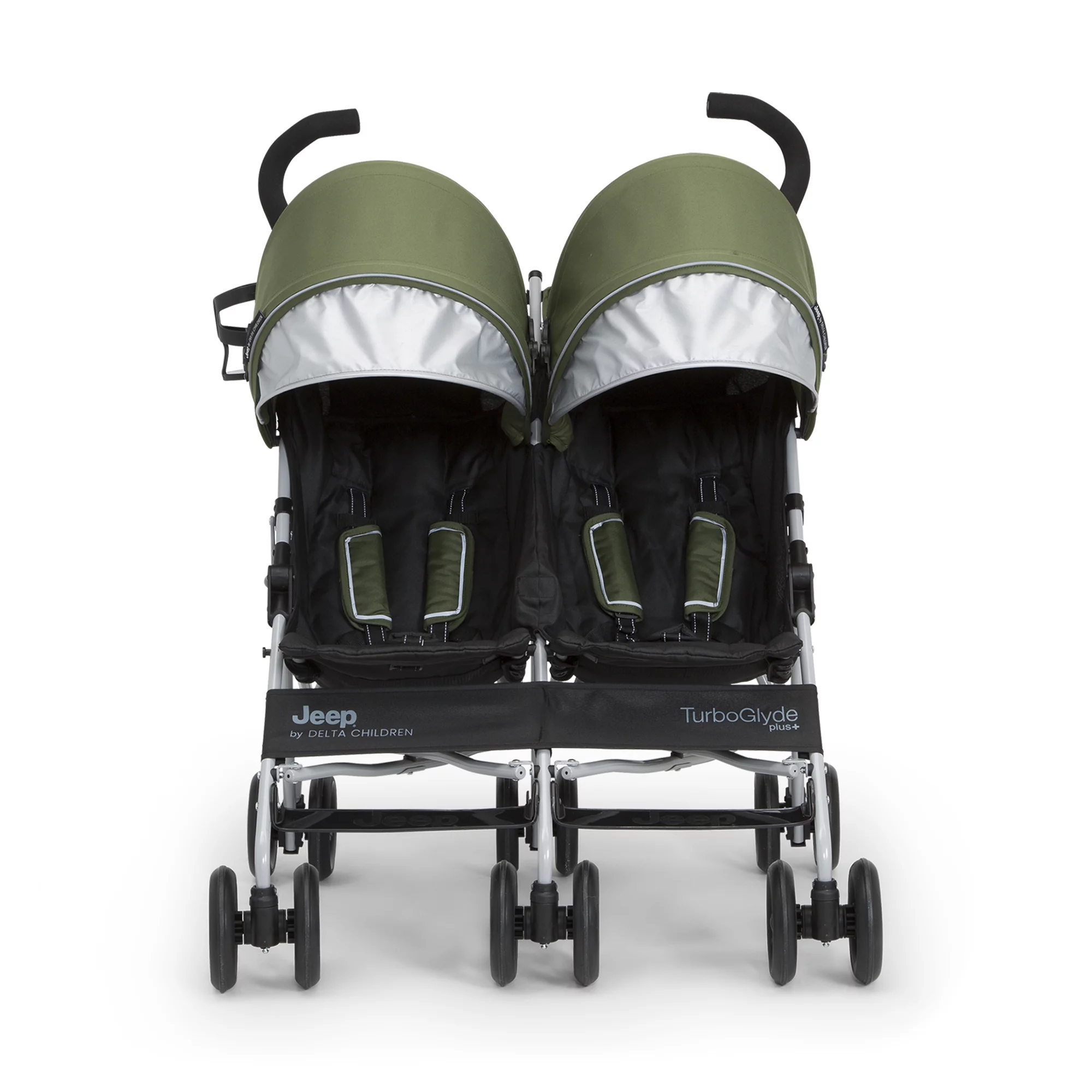 Jeep TurboGlyde Plus Side by Side Double by Delta Children, Olive Green