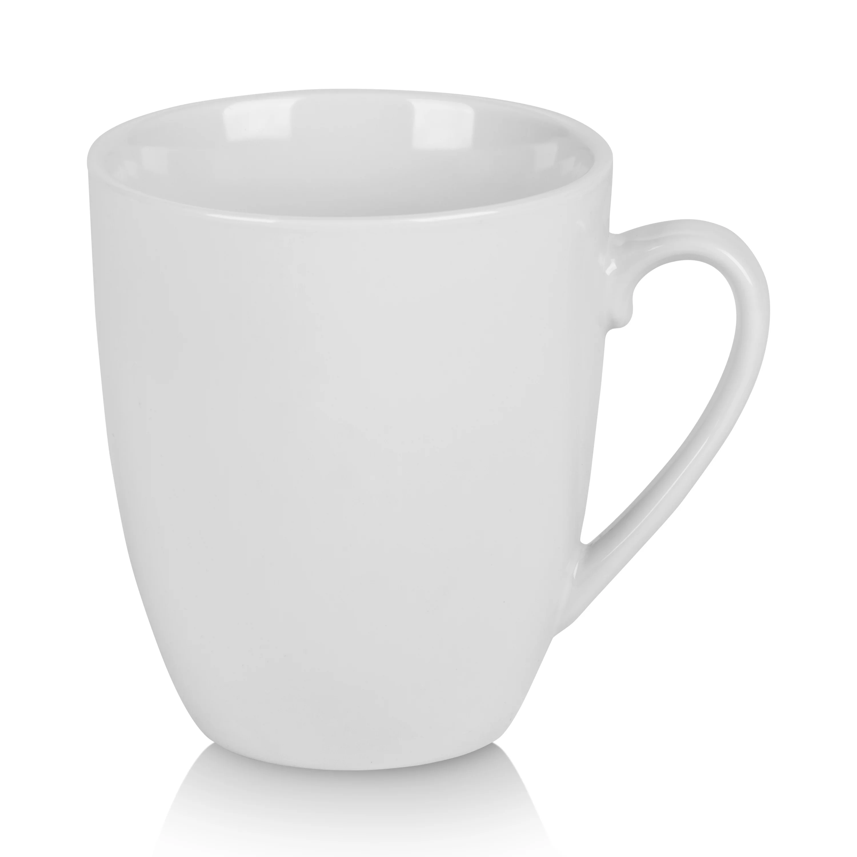 10 Strawberry Street 12 fl oz Catering Ceramic Mug, Set of 12, White