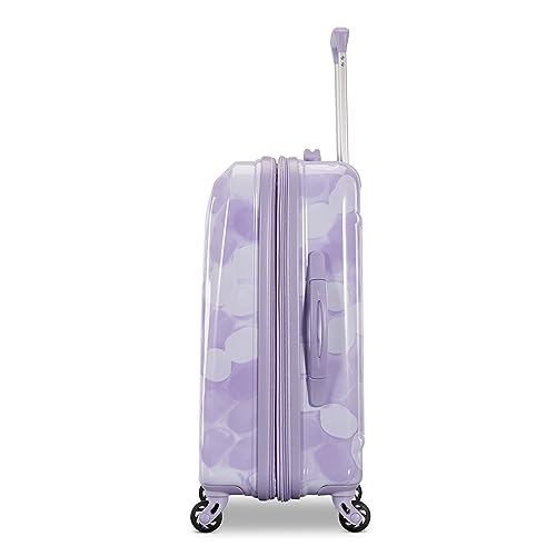 American Tourister Moonlight Hardside Expandable Luggage with Spinner Wheels, Blue Terazzo, 2-Piece Set (20/28)