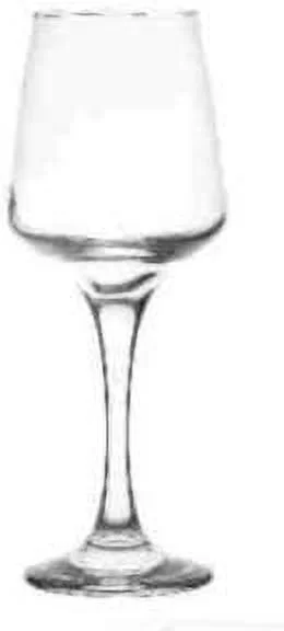 Madison - 10.5 Ounce Wine Glasses | Thick and Durable Construction – For Parties, Entertaining, and Everyday Use – Dishwasher Safe – Set of 6 Clear Glass Wine Glasses – 2.4” Diameter x 8” Tall