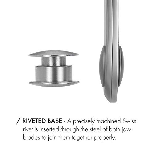 GERMANIKURE 6pc Manicure Set in Gray Suede Case - FINOX Stainless Steel Tools Made in Germany, Glass Nail Care Supplies Made in Czech Republic – Professional Cuticle and Nail Care Kit