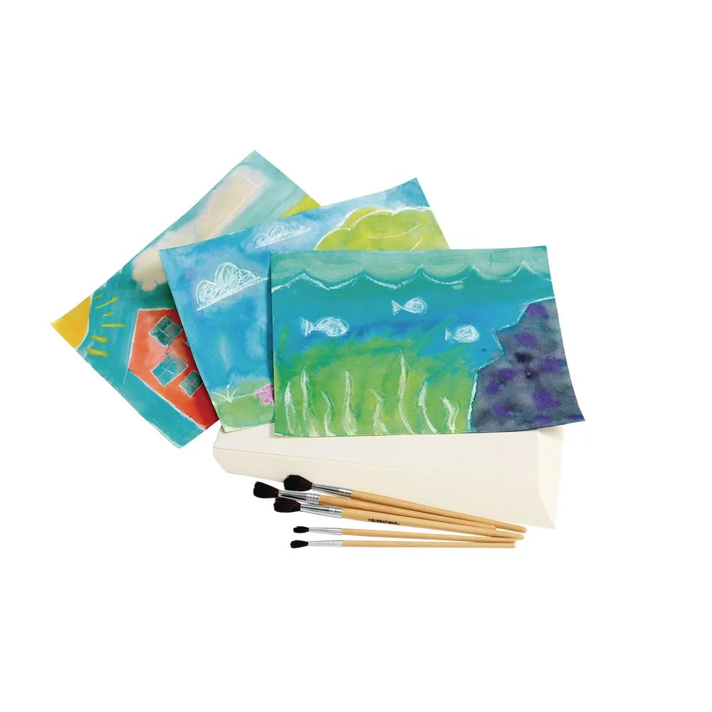 Colorations Liquid Watercolor Paint, 4 fluid ounces oz, Set of 6, Non-Toxic, Painting, Kids, Craft, Hobby, Fun, Water Color, Posters, Cool effects, Versatile, Gift (Item # LWPACK)