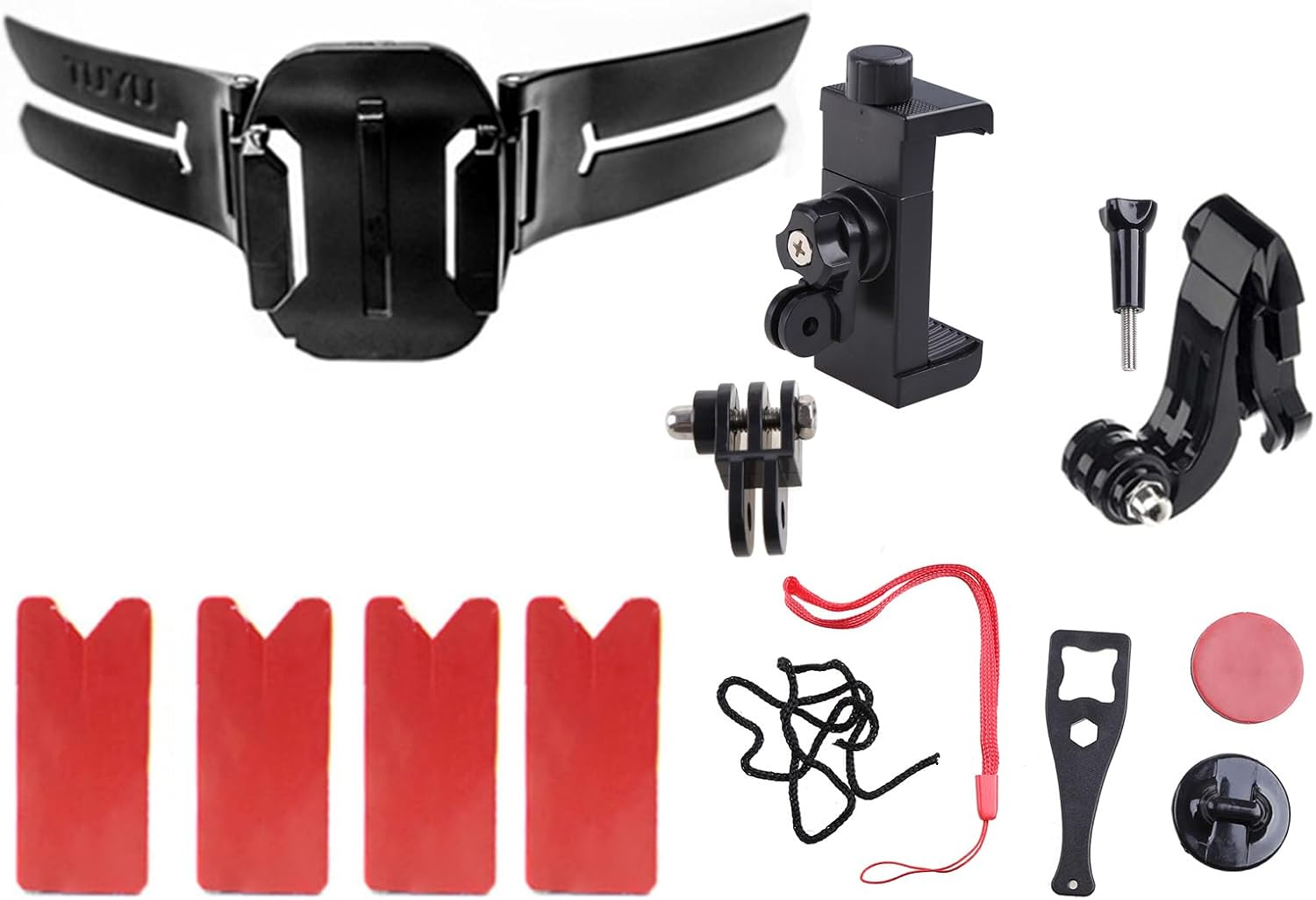 Multifunctional Motorcycle Bracket Helmet Chin Mount Kit for Go-Pro Hero/Session Mobile Phone Accessories