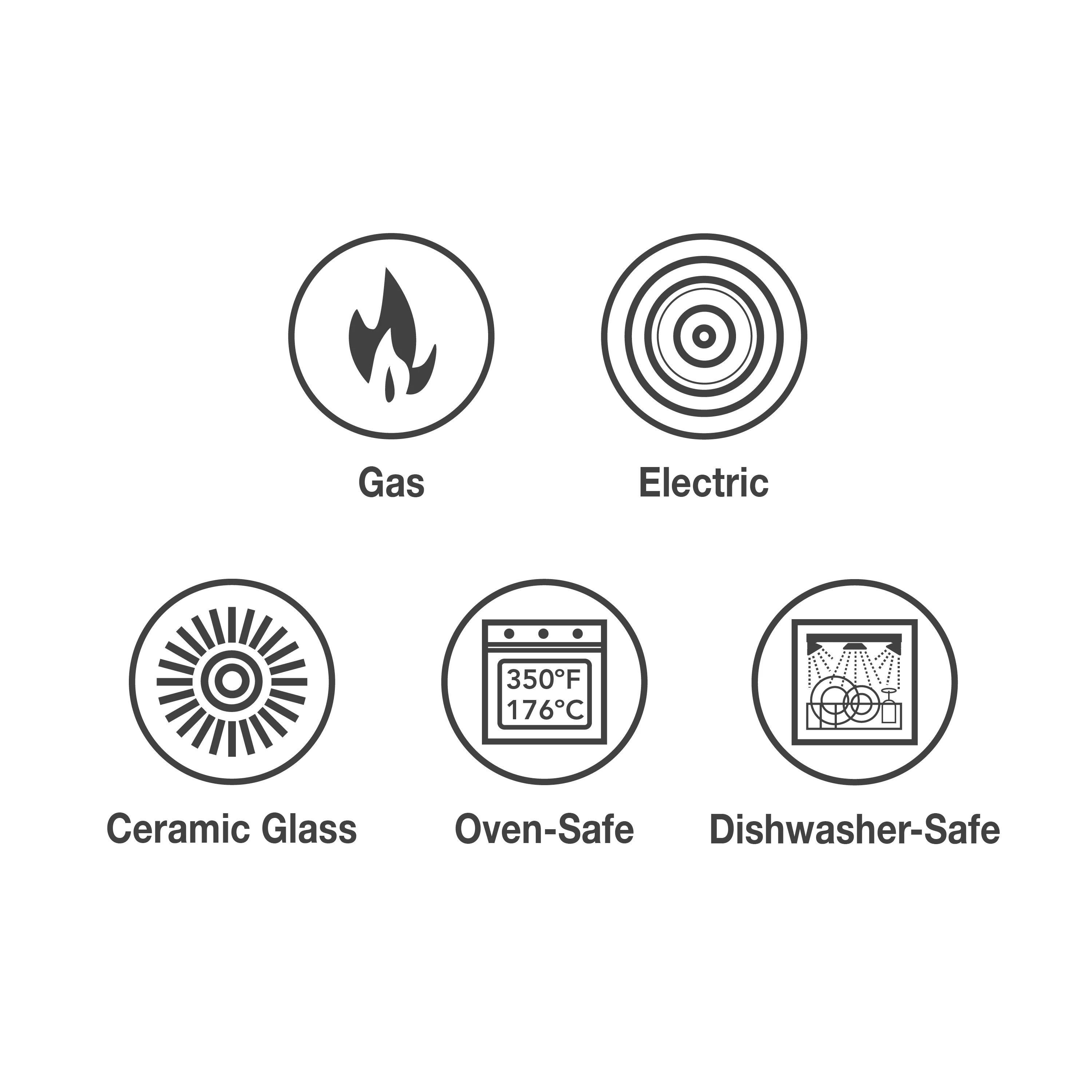 Everyday 13 Pc Enamel Nonstick Cookware Set