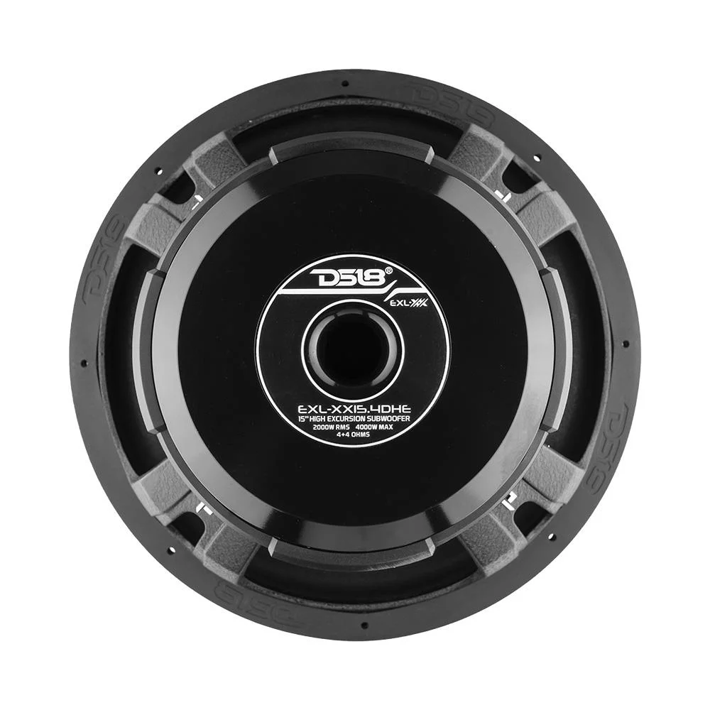 DS18 Audio EXL-XX15.4DHE 15 in. 2000W RMS DVC 4-Ohm High Excursion Subwoofer