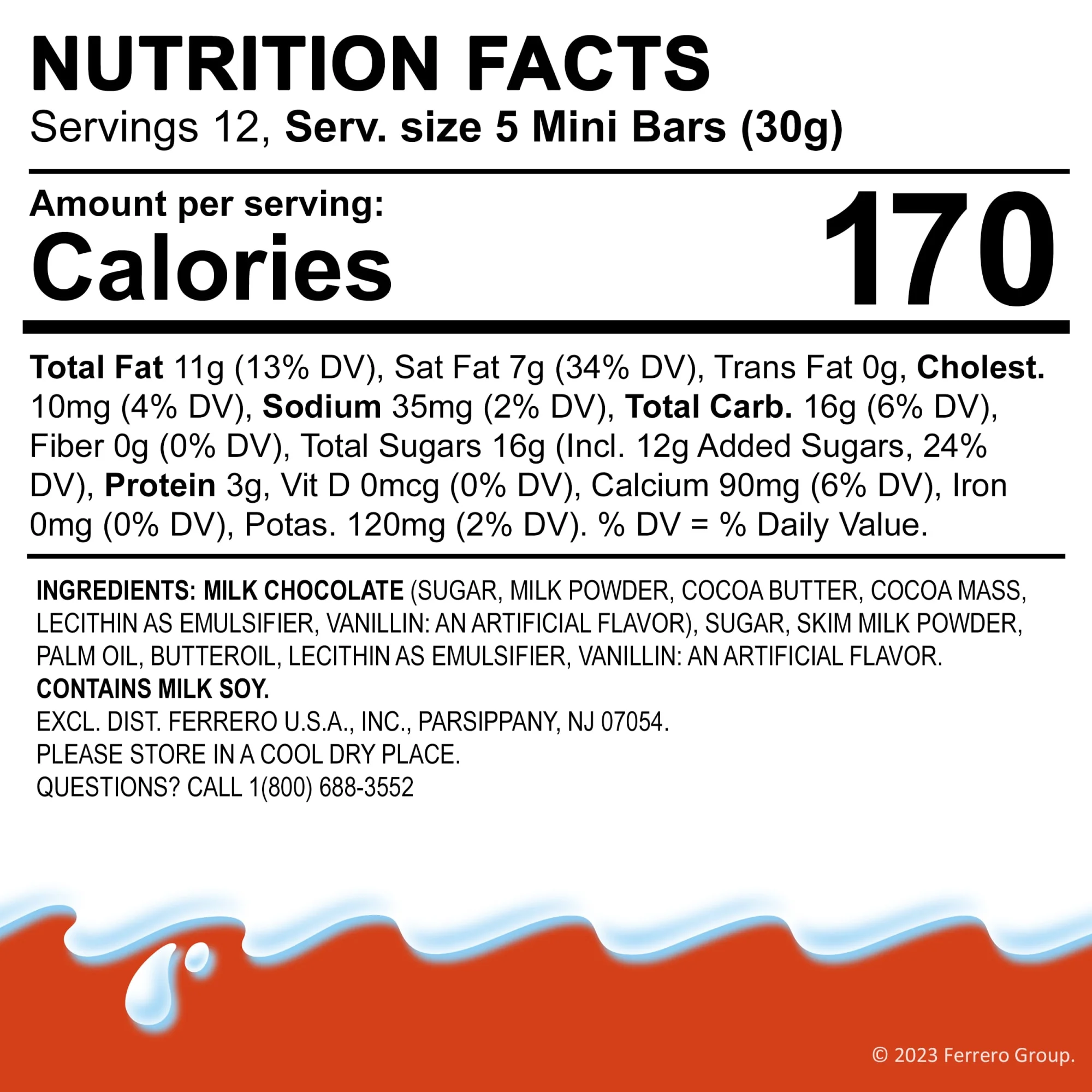 Kinder Chocolate Mini, Milk Chocolate Bar, Easter Basket Stuffers, 12.7 oz, up to 60 Minis