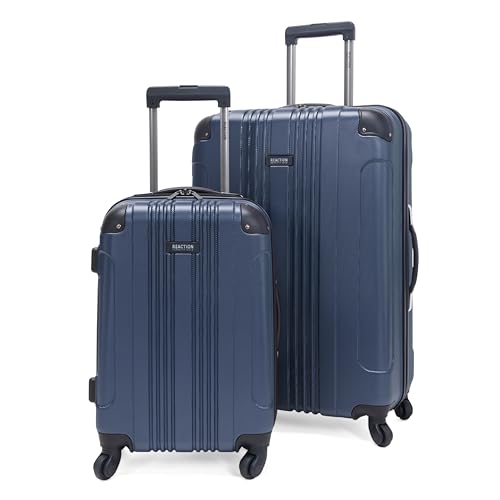Kenneth Cole REACTION Out of Bounds Lightweight Hardshell 4-Wheel Spinner Luggage, Cobalt Blue, 20-Inch Carry On