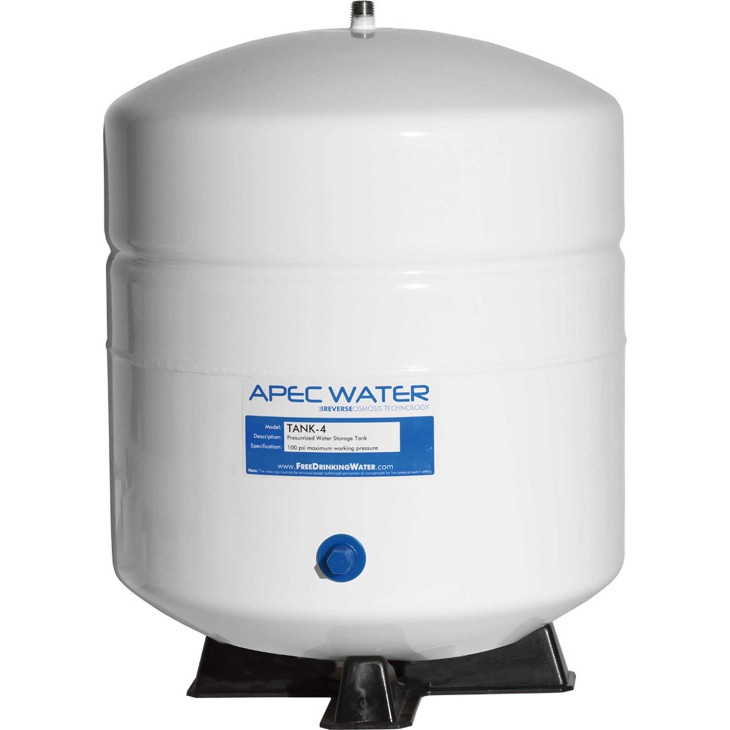 Apec Water Systems Tank-4 4 Gallon Residential Pre-Pressurized Reverse Osmosis Water Storage Tank