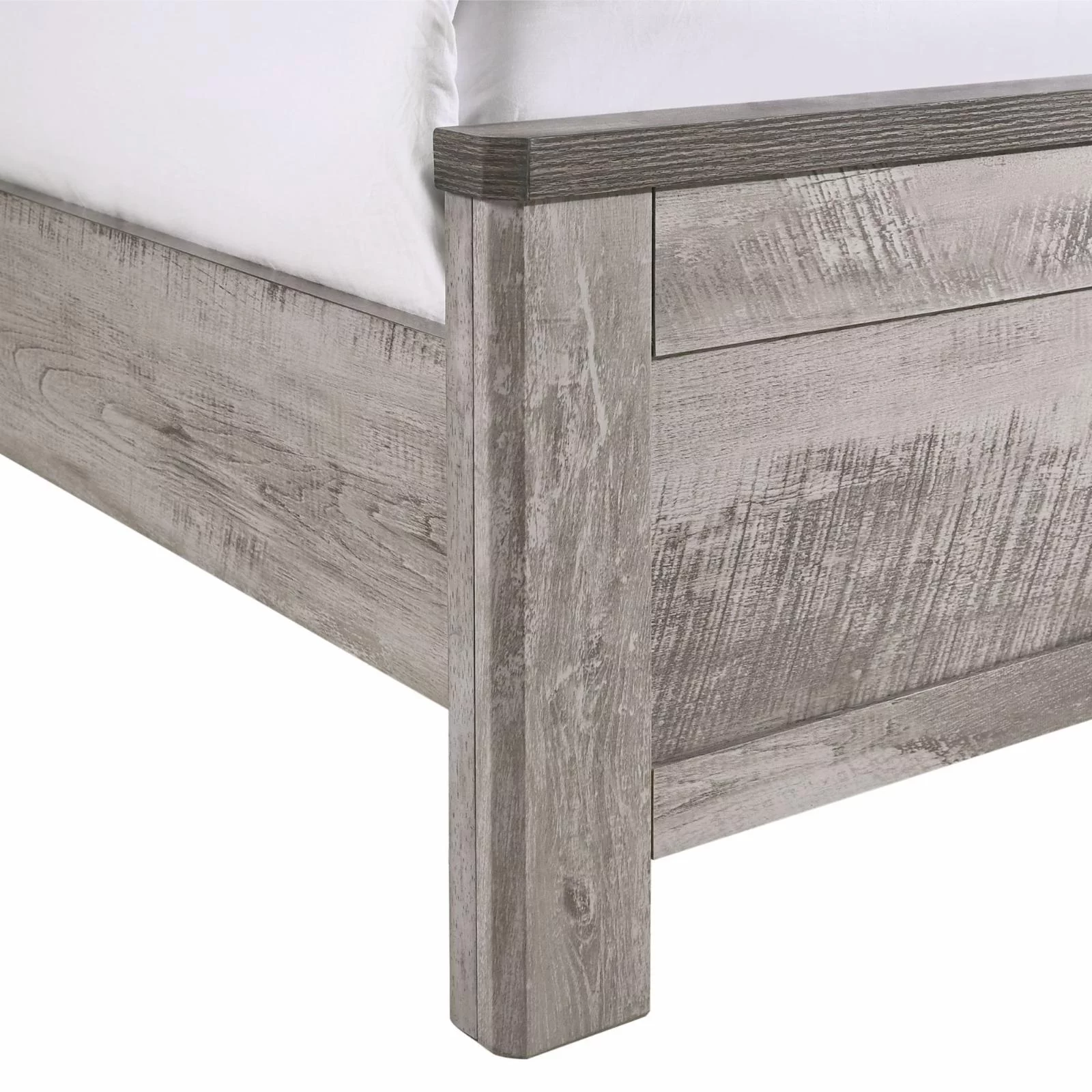 Picket House Furnishings Adam Full Panel Bed in Gray