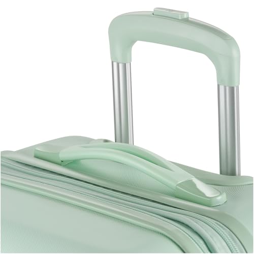 SwissGear 7366 Hardside Expandable Luggage with Spinner Wheels, White, Carry-On 19-Inch