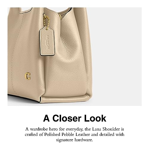 Coach Womens Polished Pebble Leather Lana Shoulder Bag 23