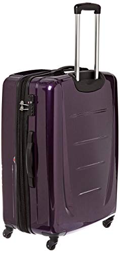 Samsonite Winfield 2 Hardside Expandable Luggage with Spinner Wheels, Brushed Anthracite, Checked-Large 28-Inch