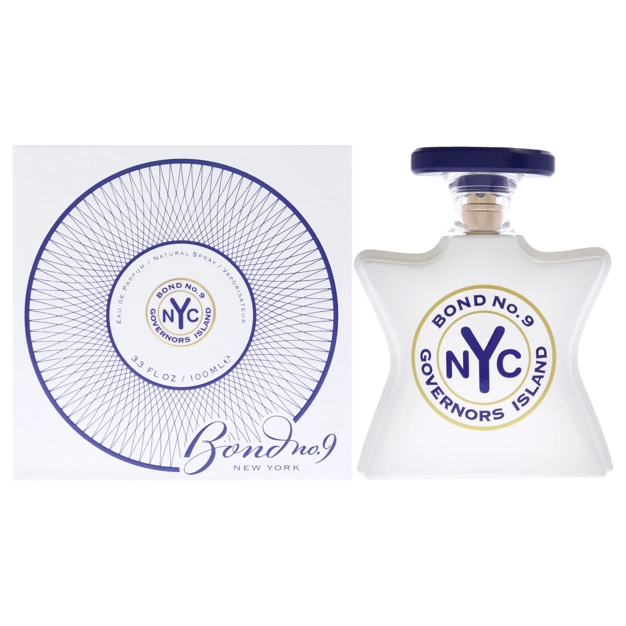 Bond No. 9 Governors Island Eau De Parfum Spray, Unisex Fragrance, 3.3 Oz