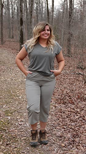 RBX Active Women's Relaxed Fit Lightweight Quick Drying Stretch Woven Pants with Pockets