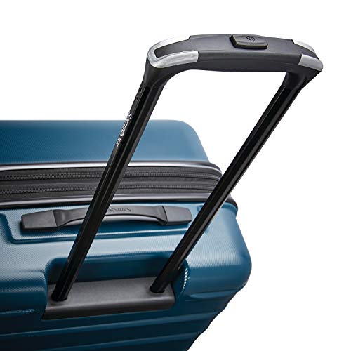 Samsonite Omni 2 Hardside Expandable Luggage with Spinner Wheels, 2-Piece Set (19/24), Lagoon Blue