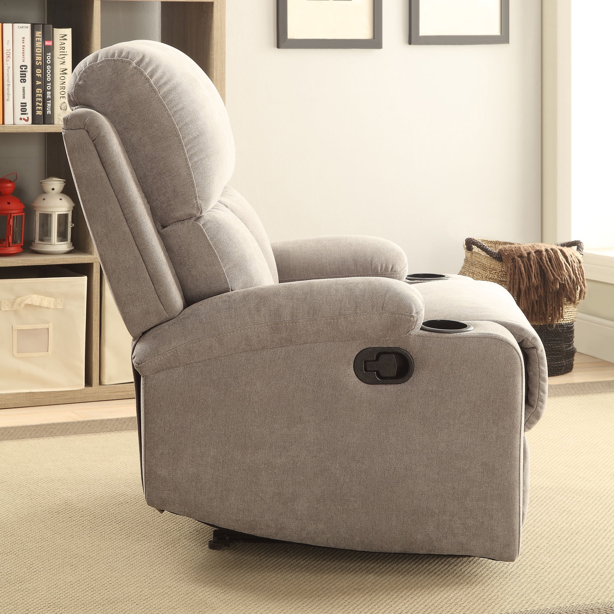 ACME Rosia Upholstery Motion Recliner in Gray