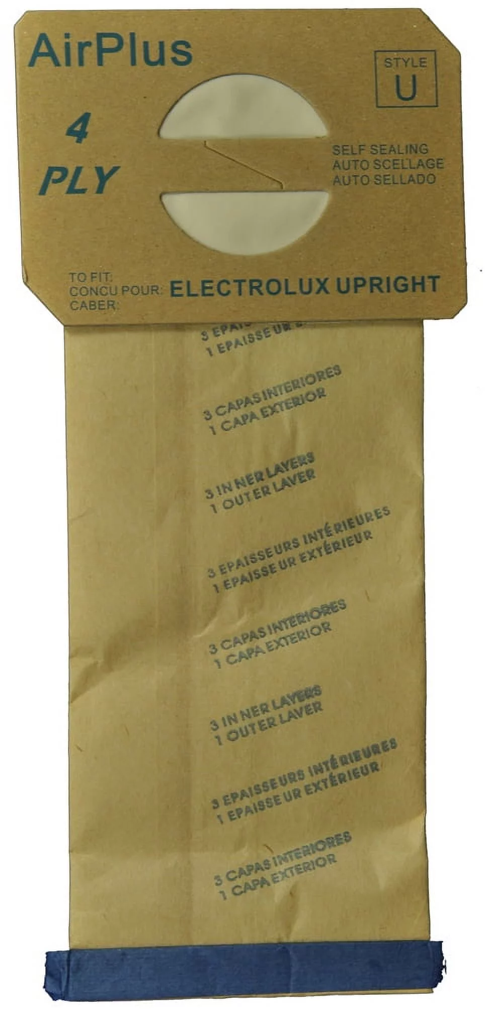 Generic Electrolux Style U Vacuum Cleaner Bags