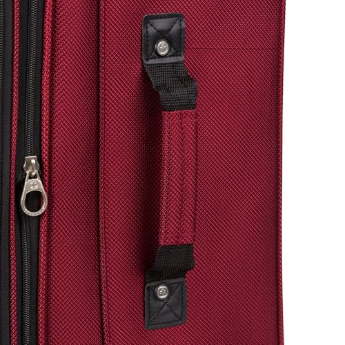 SwissGear Sion Softside Expandable Luggage, Black, Checked-Large 29-Inch