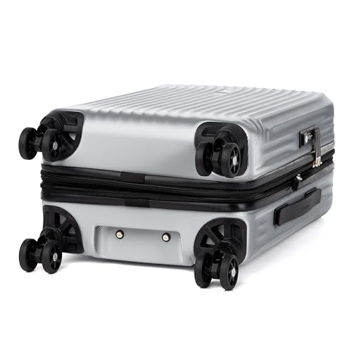 Travelpro Maxlite Air Hardside Expandable Carry on Luggage, 8 Spinner Wheels, Lightweight Hard Shell Polycarbonate Suitcase, Shadow Grey, Carry On 21-Inch