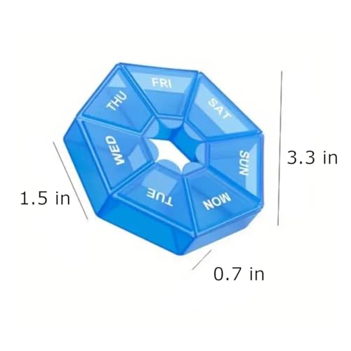Bundle: Spring - Valley Calcium, Magnesium & Zinc Plus Vitamin D3 Coated Caplets, 250 Count + GoodDealsHouse Weekly Pillbox