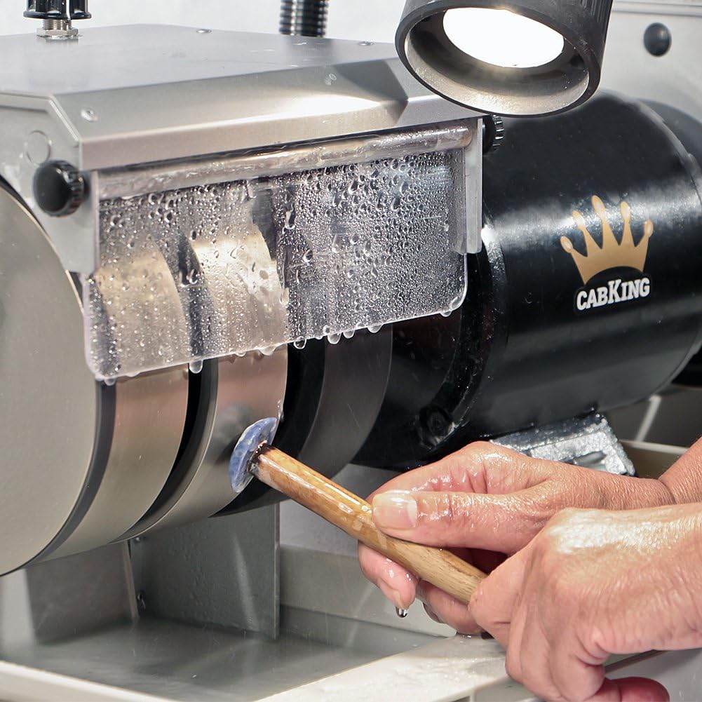 CabKing 6 Cabbing Machine | Lapidary Rock Grinder Polisher | Model CABKING-6V3