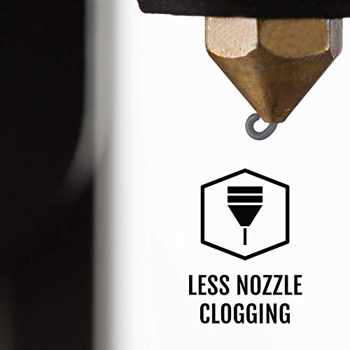 HATCHBOX 1.75mm Black PLA 3D Printer Filament, 1 KG Spool, Dimensional Accuracy +/- 0.03 mm, 3D Printing Filament