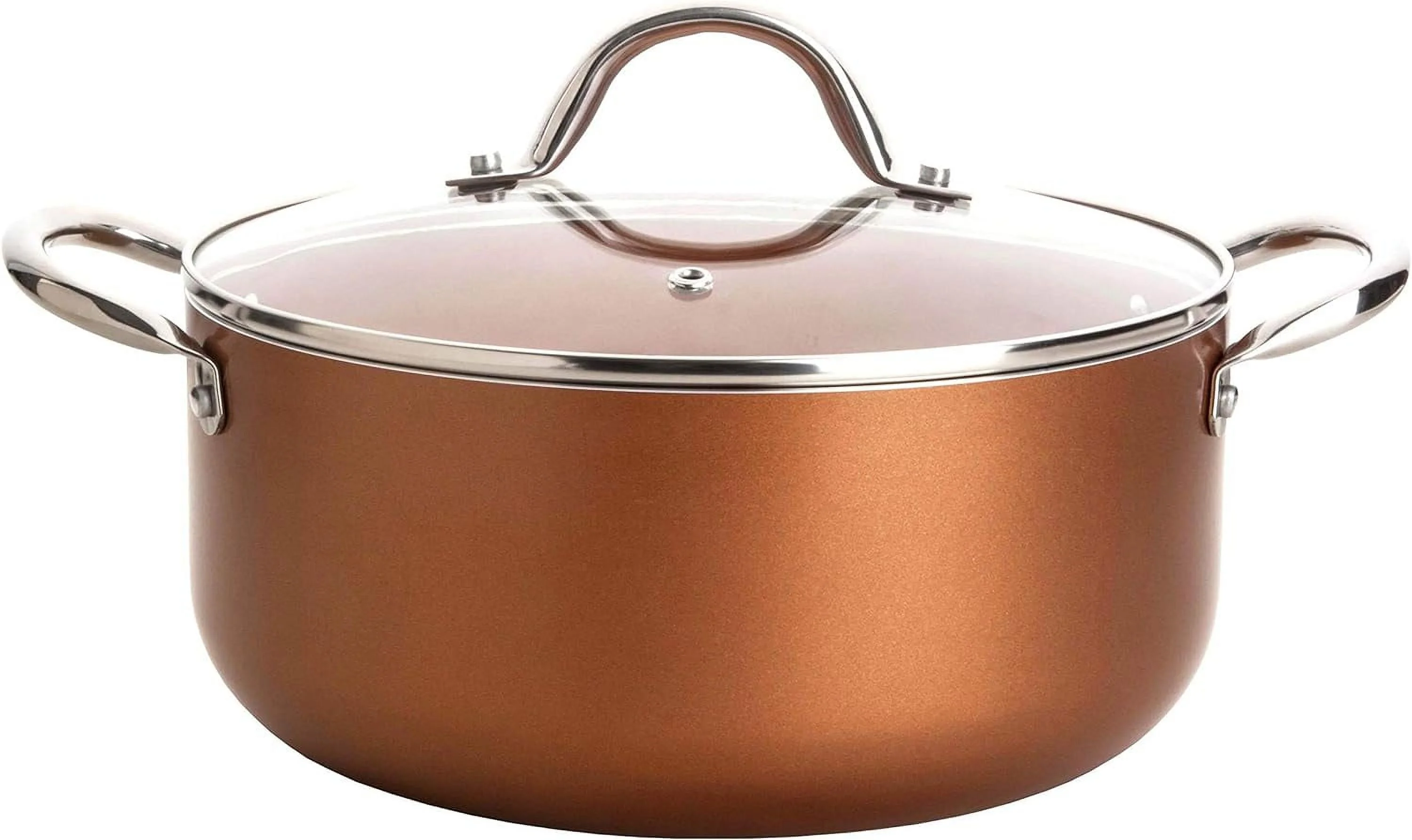 Cast Aluminium Copper Ceramic Nonstick Dutch Oven